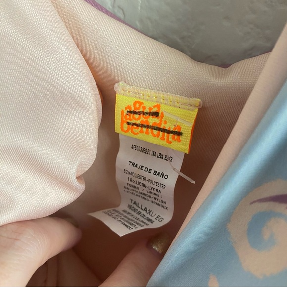 NEW Agua Bendita Free People Ellis Printed One Piece Swimsuit - Picture 10 of 10